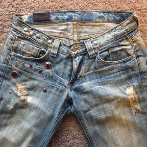 Street Embellished Jeans